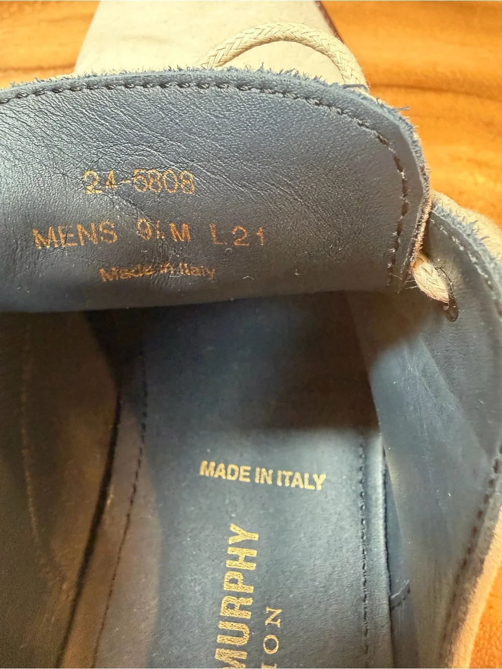 Johnston & Murphy Beige Suede Derby Shoes